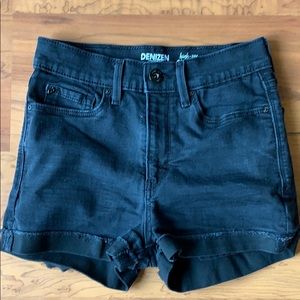 Black Denizen jean shorts